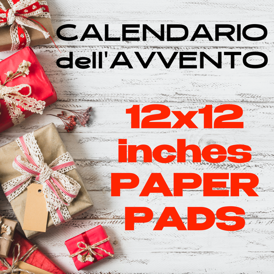 Calendario dell'avvento: 12x12 PAPER PADS - PREORDINE