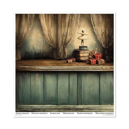 ITD: 12x12 inches paper pack RETRO TOYS