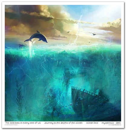 ITD: 12x12 inches paper pack THE SEARCH OF ATLANTIS