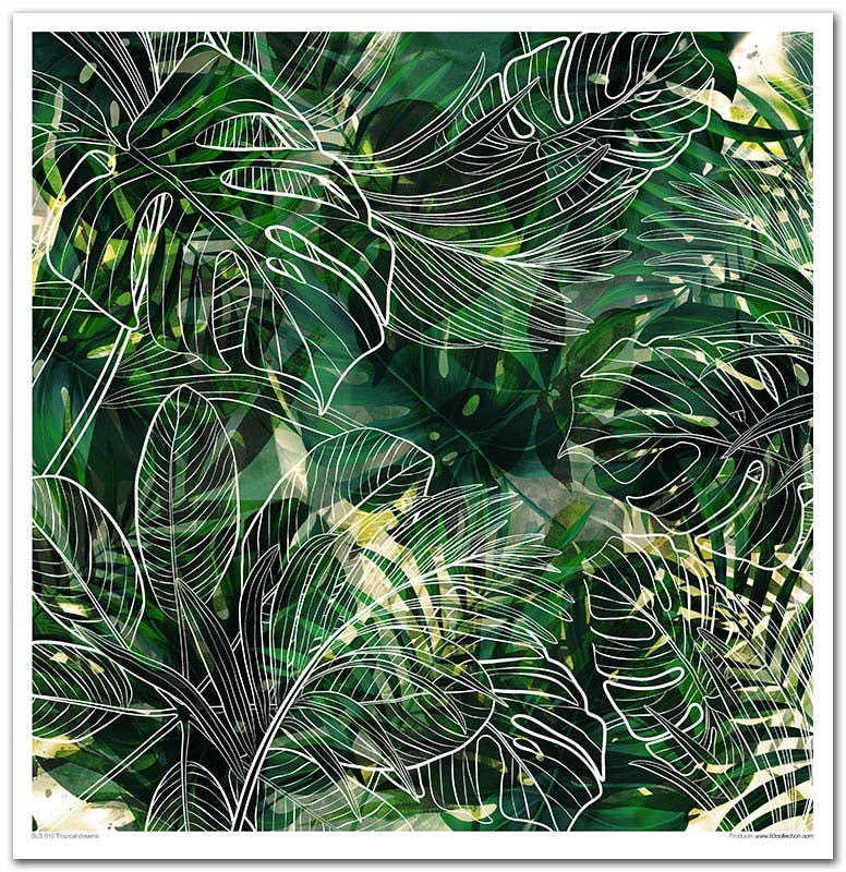 ITD: 12x12 inches paper pack TROPICAL DREAMS