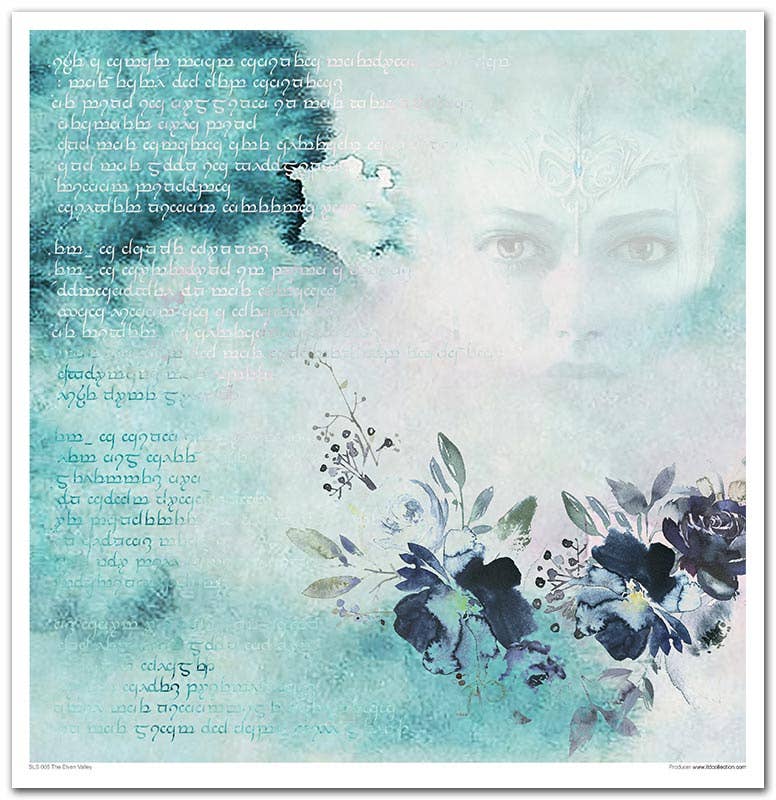ITD: 12x12 inches paper pack THE ELVEN VALLEY