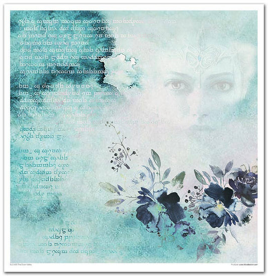 ITD: 12x12 inches paper pack THE ELVEN VALLEY