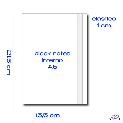 Block Notes: SELA - blocco Pigna® MontBlanc doppio - personalizzabile