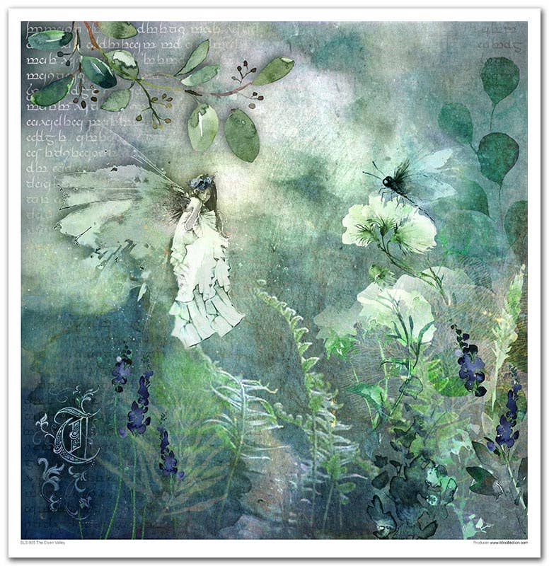 ITD: 12x12 inches paper pack THE ELVEN VALLEY