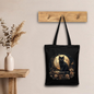 Tote bag Black Cat Full Moon - black