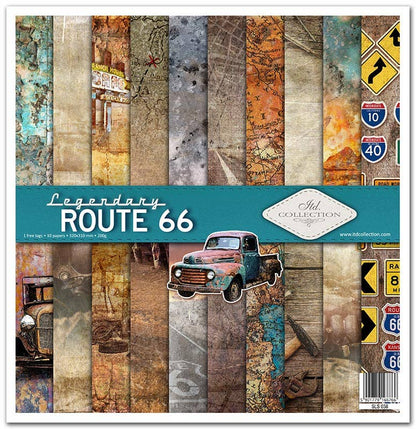ITD: 12x12 inches paper pack LEGENDARY ROUTE 66