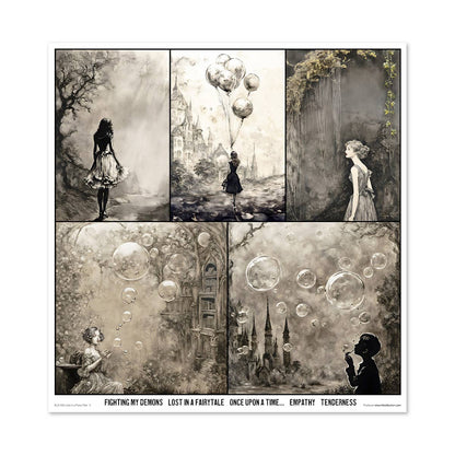 ITD: 12x12 inches paper pack LOST IN A FAIRY TALE