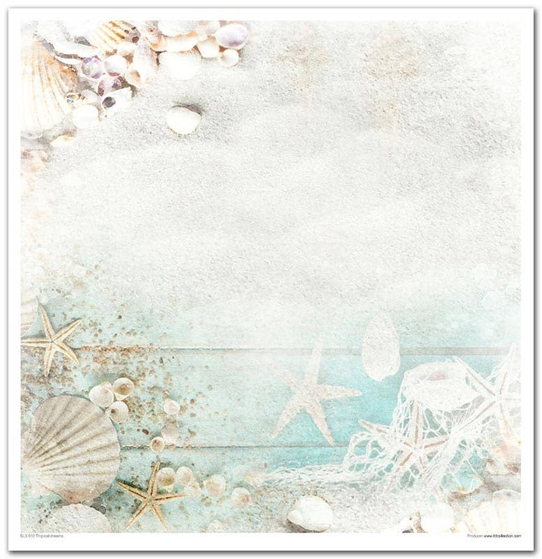 ITD: 12x12 inches paper pack TROPICAL DREAMS