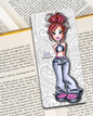 Bookmark Le Pine Collection: CAMILLE black and pink
