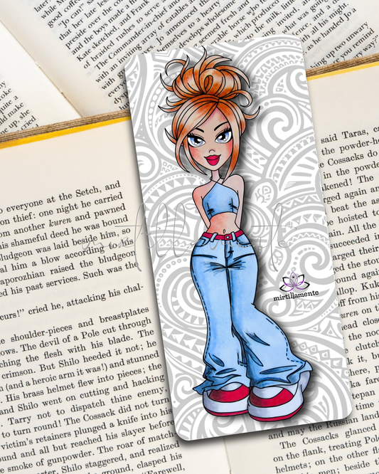 Bookmark Le Pine Collection: CAMILLE blue