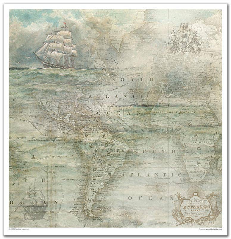 ITD: 12x12 inches paper pack NAUTICAL