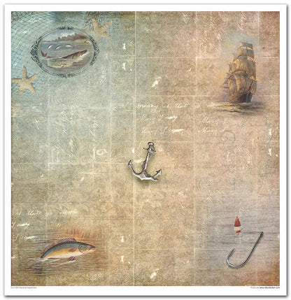 ITD: 12x12 inches paper pack NAUTICAL