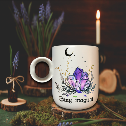 Tazza mug Crystals Stay Magical