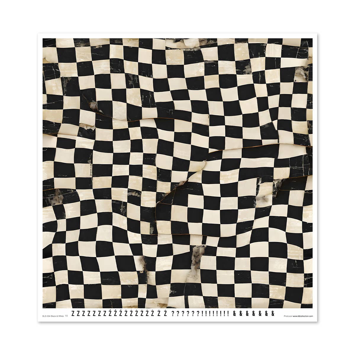 ITD: 12x12 inches paper pack BLACK AND WHITE