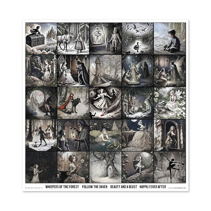 ITD: 12x12 inches paper pack LOST IN A FAIRY TALE