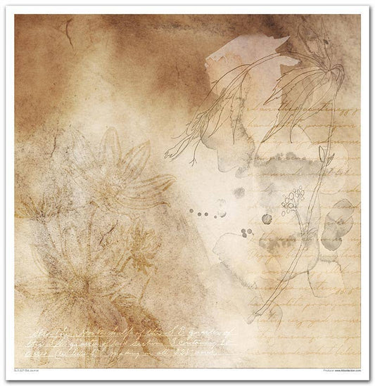 ITD: 12x12 inches paper pack OLD JOURNAL