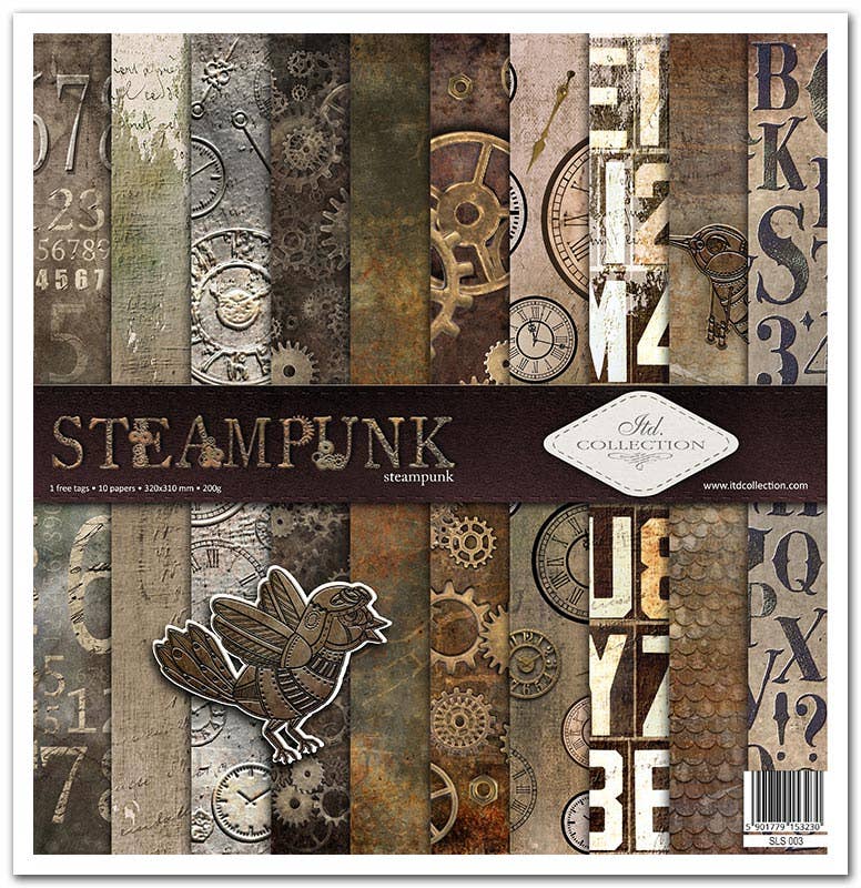 ITD: 12x12 inches paper pack STEAMPUNK