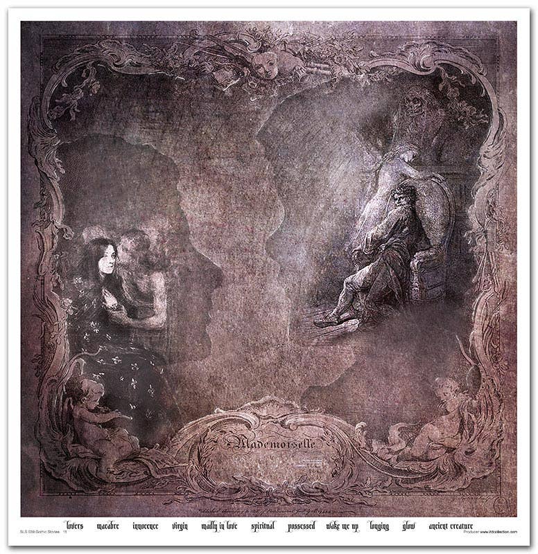 ITD: 12x12 inches paper pack GOTHIC STORIES