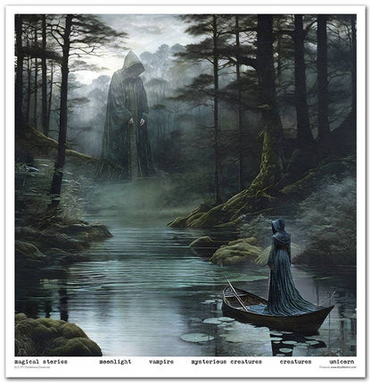 ITD: 12x12 inches paper pack MYSTERIOUS CREATURES