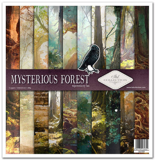 ITD: 12x12 inches paper pack MYSTERIOUS FOREST