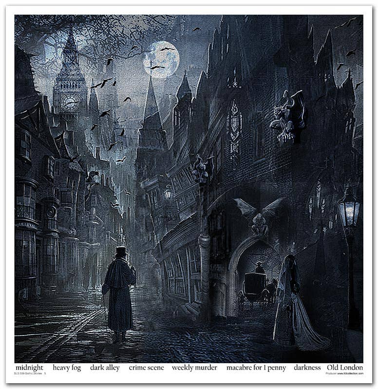 ITD: 12x12 inches paper pack GOTHIC STORIES