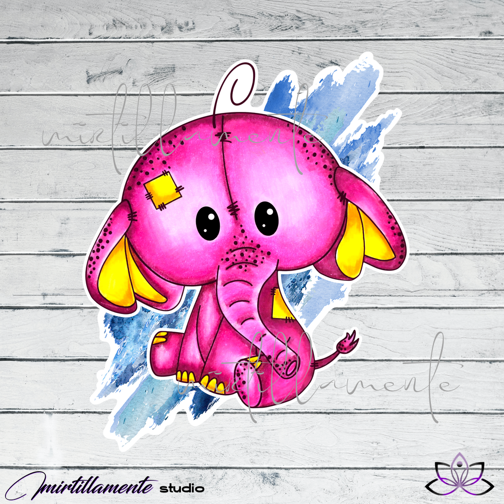 Stickers: AlmostCute ELEPHANT