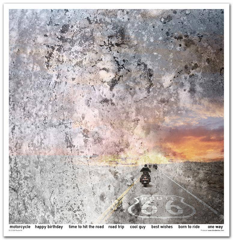 ITD: 12x12 inches paper pack LEGENDARY ROUTE 66