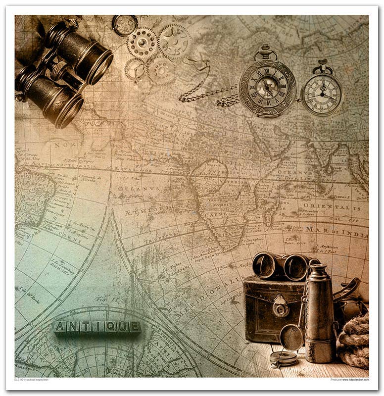 ITD: 12x12 inches paper pack NAUTICAL