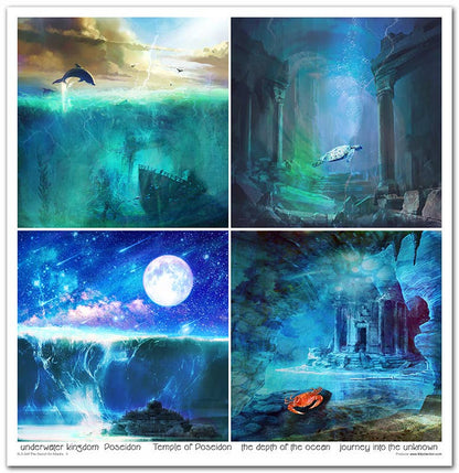 ITD: 12x12 inches paper pack THE SEARCH OF ATLANTIS