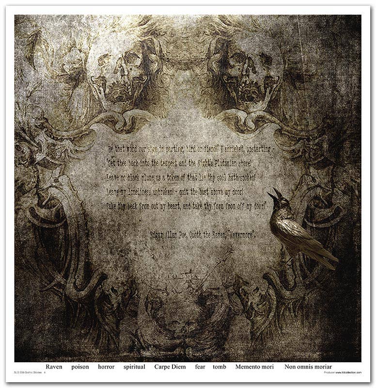 ITD: 12x12 inches paper pack GOTHIC STORIES