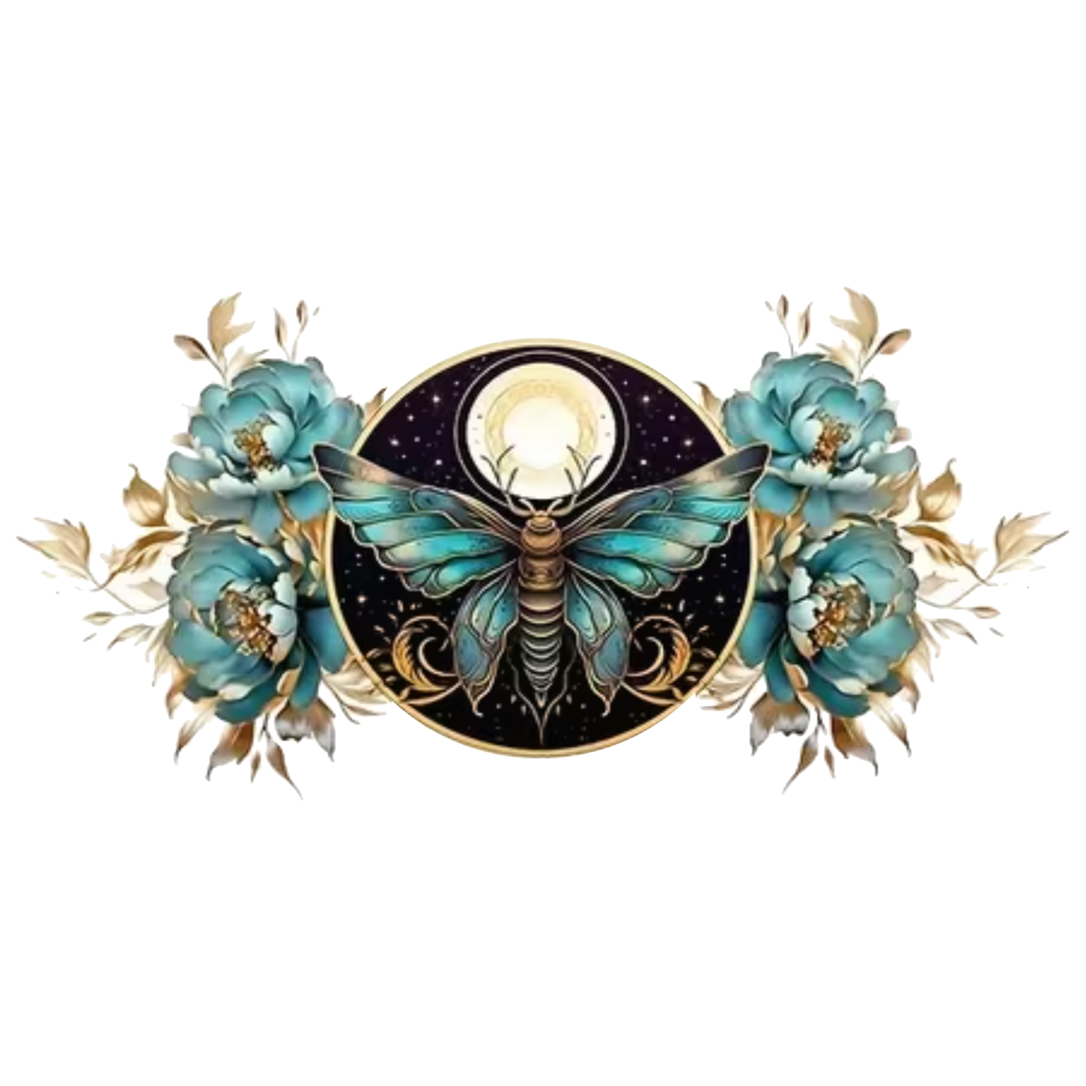 Tazza mug Teal Moth Full Moon