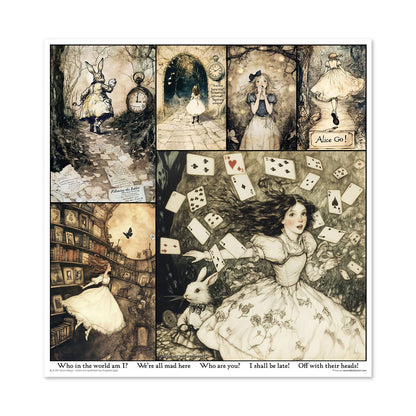 ITD: 12x12 inches paper pack ALICE'S MAGIC 1