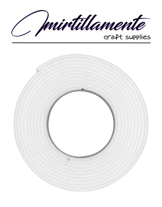 Mirtillamente: 3D Foam Tape White 12 mm x 0,5 mm x 2 mt