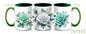 Tazza in ceramica 425 ml (mod. Forest) - ROSES no.1