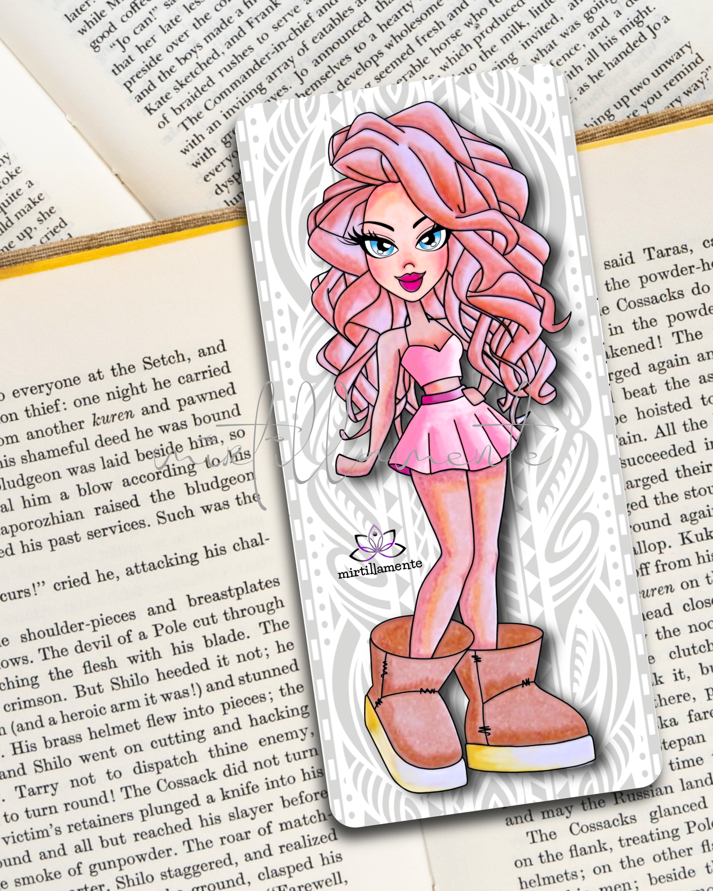 Bookmark Le Pine Collection: GALATEA pink