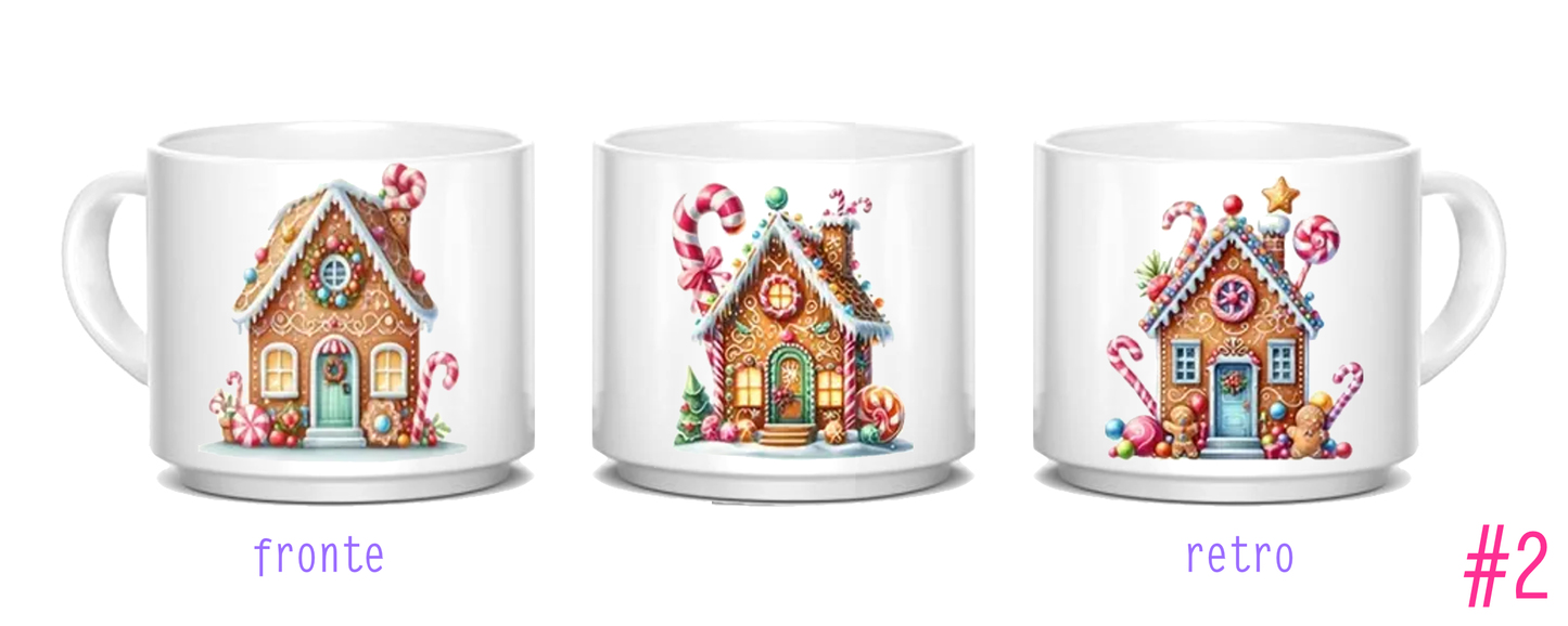 Tazza in ceramica 300 ml - GINGERBREAD HOUSE no.2