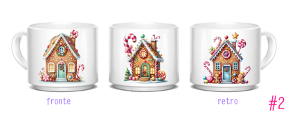 Tazza in ceramica 300 ml - GINGERBREAD HOUSE no.2