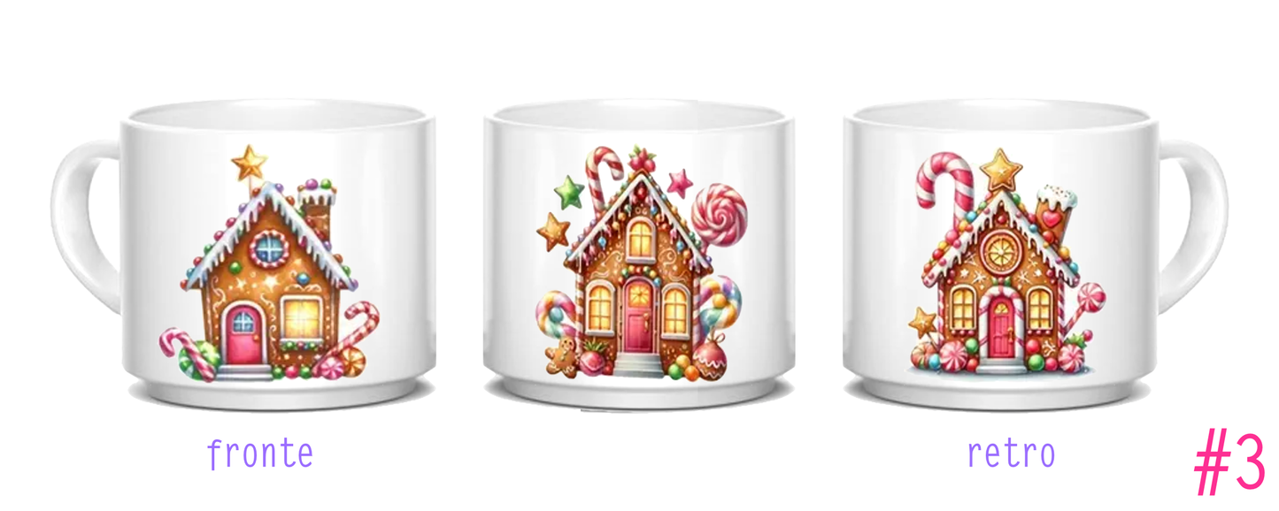 Tazza in ceramica 300 ml - GINGERBREAD HOUSE no.3