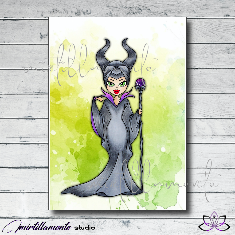 Block Notes: MALEFICENT - blocco Pigna® MontBlanc doppio - personalizzabile