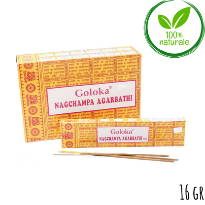Incenso Goloka NAG CHAMPA stick 16 gr