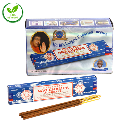 Incenso Satya NAG CHAMPA stick 15 gr