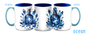 Tazza in ceramica 425 ml (mod. Ocean) - POTIONS BLUE -