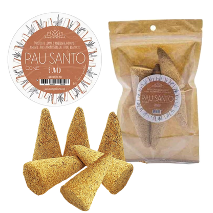 Palo Santo: coni naturali 6 pcs