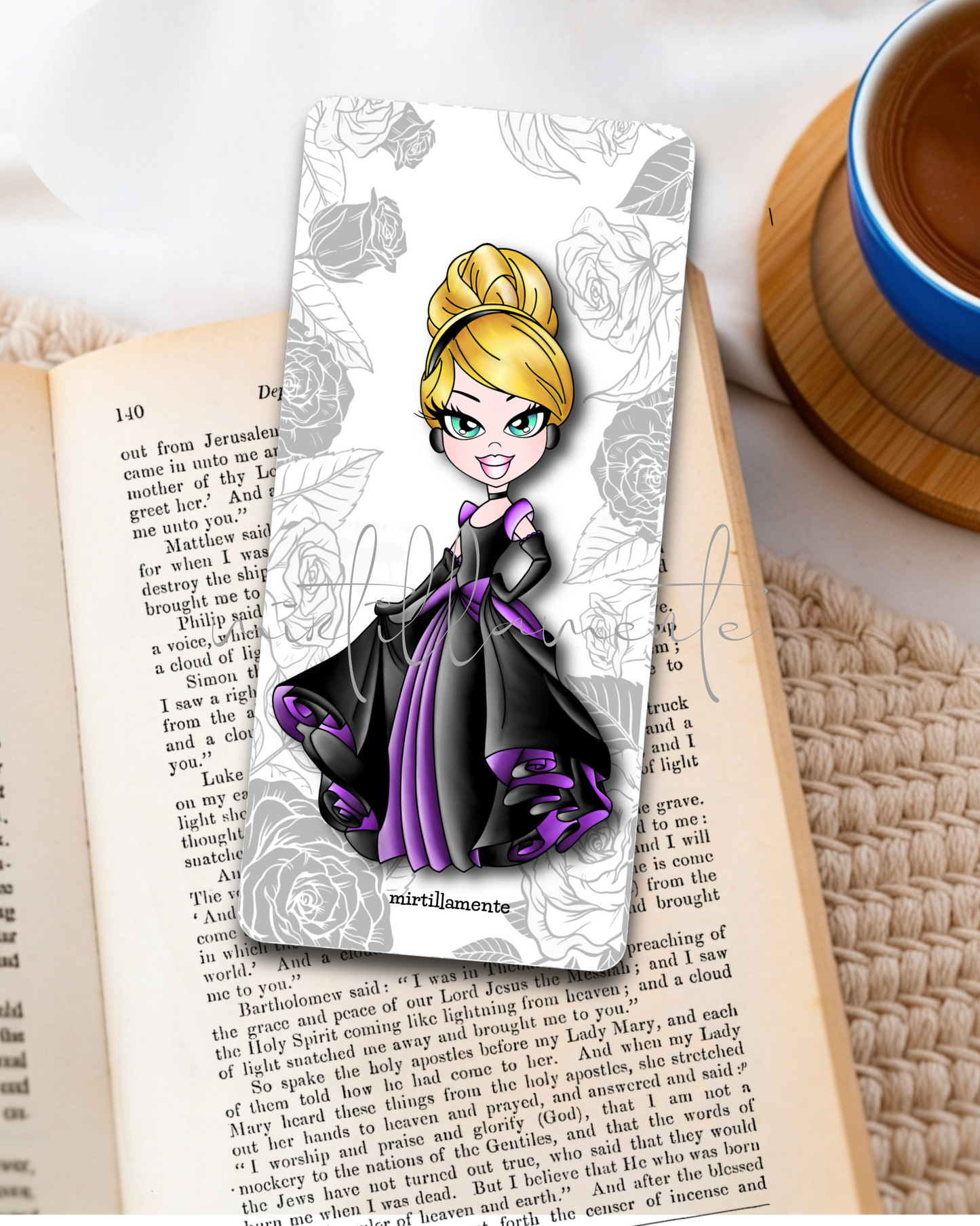 Bookmark Le Pine Collection: Princess CINDERELLA goth