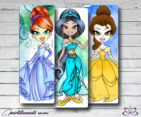 Bookmark segnalibro: PRINCESS MIX - 3x pcs