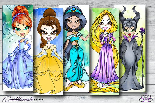 Bookmark segnalibro: PRINCESS MIX - 5x pcs