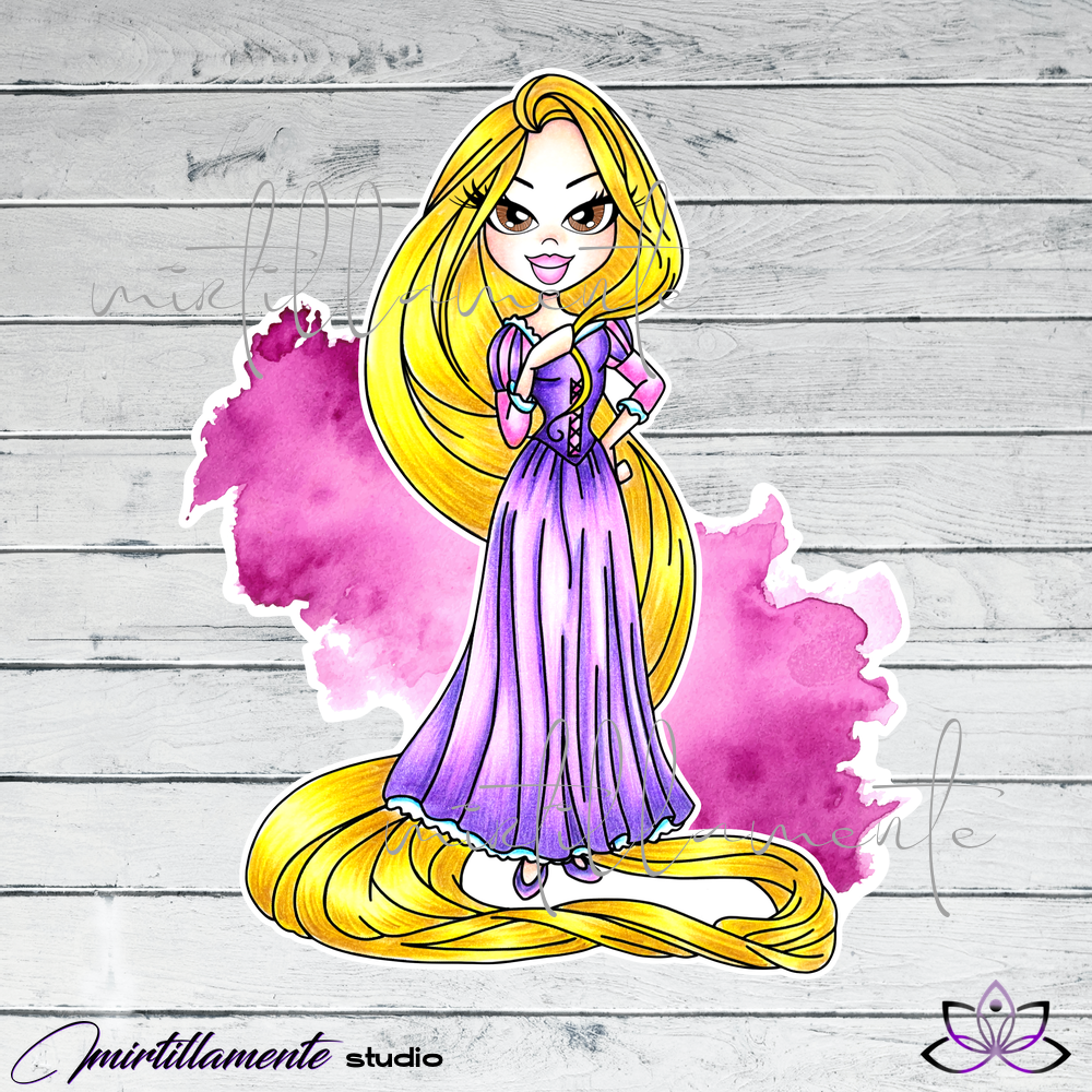 Stickers: Princess RAPUNZEL