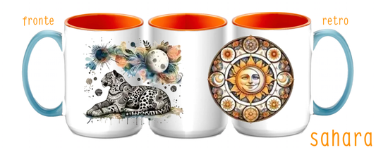 Tazza in ceramica 425 ml (mod. Sahara) - MOON & SUN no.1