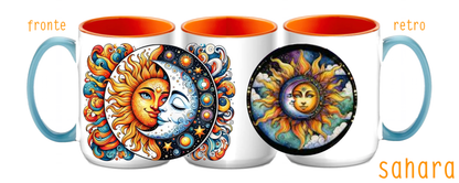 Tazza in ceramica 425 ml (mod. Sahara) - MOON & SUN no.2