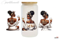 Bicchiere in vetro SATINATO con tappo in legno 500 ml - BE REAL